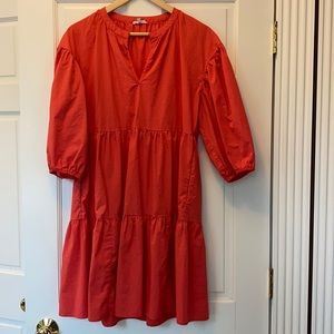 Sundry Blouson Sleeve Midi Dress Size 1 (S/M)